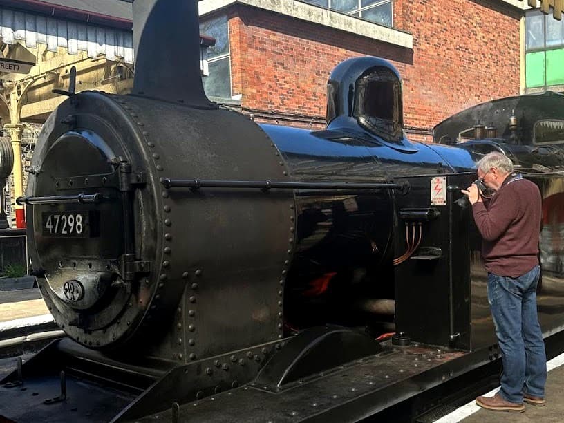 Steam train during a day out.